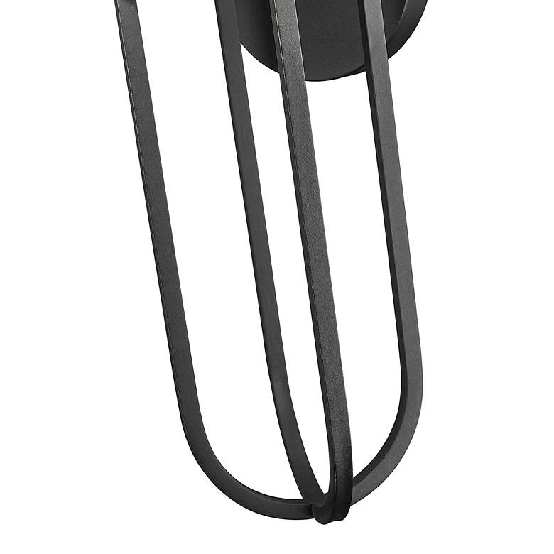Image 6 Z-Lite Leland 18" High Sand Black LED Outdoor Wall Light more views
