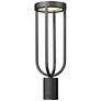 1_Z-Lite Leland 21" High Sand Black LED Outdoor Post Light