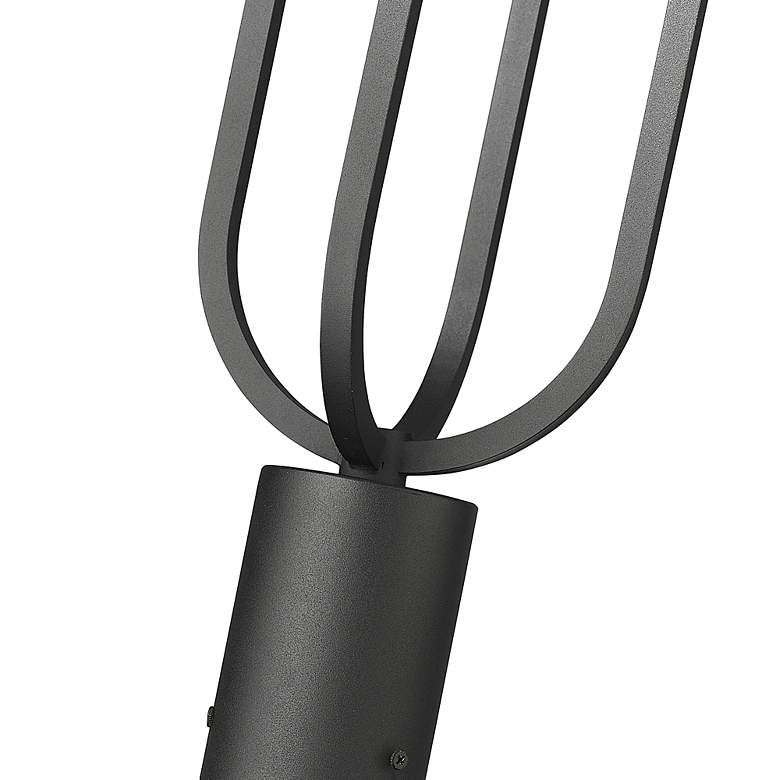Image 4 Z-Lite Leland 21" High Sand Black LED Outdoor Post Light more views