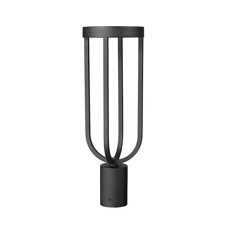 Image 7 Z-Lite Leland 21" High Sand Black LED Outdoor Post Light more views