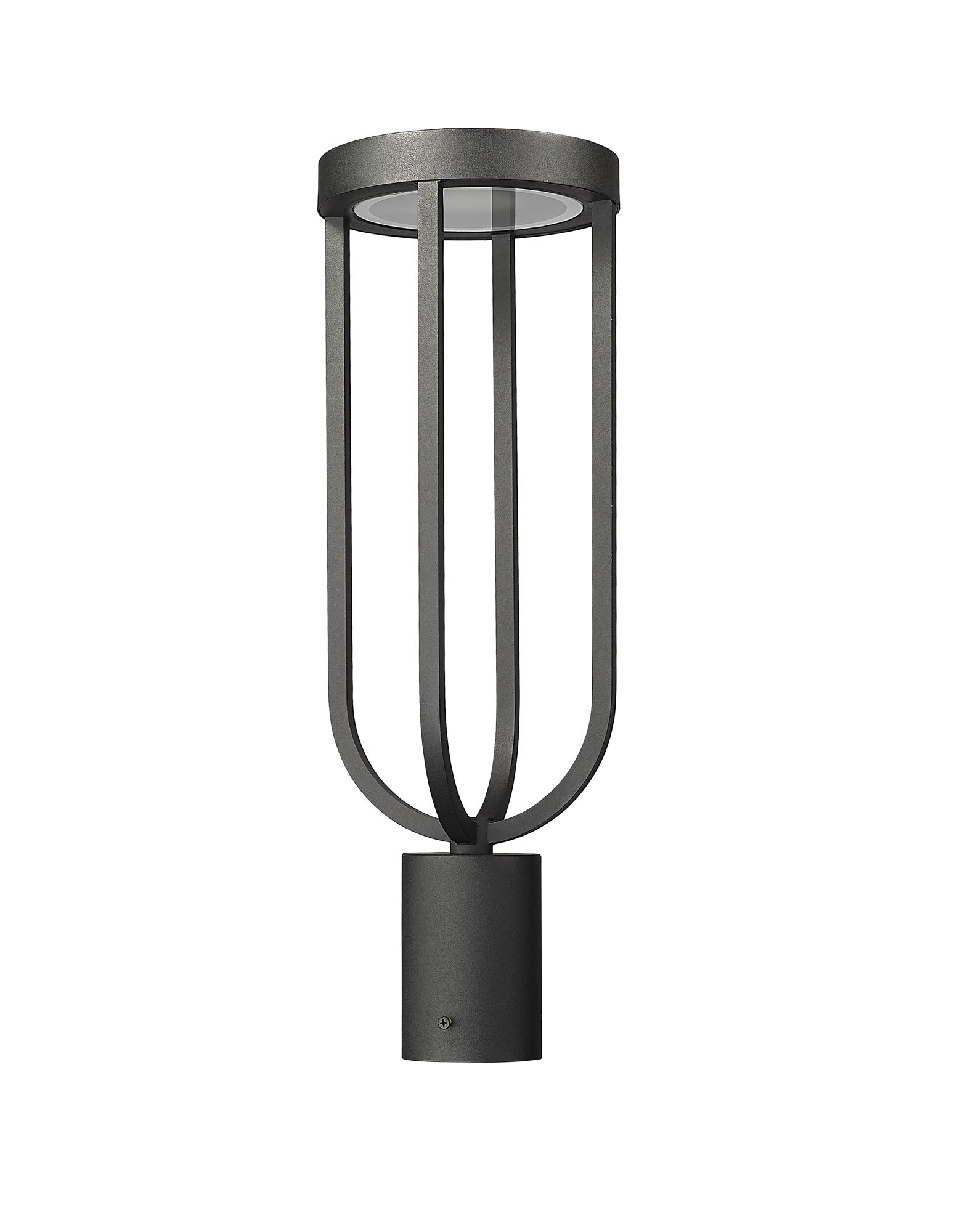 Z-Lite Leland 21" High Sand Black LED Outdoor Post Light