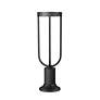 4_Z-Lite Leland 23" High Sand Black LED Outdoor Pier Light more views