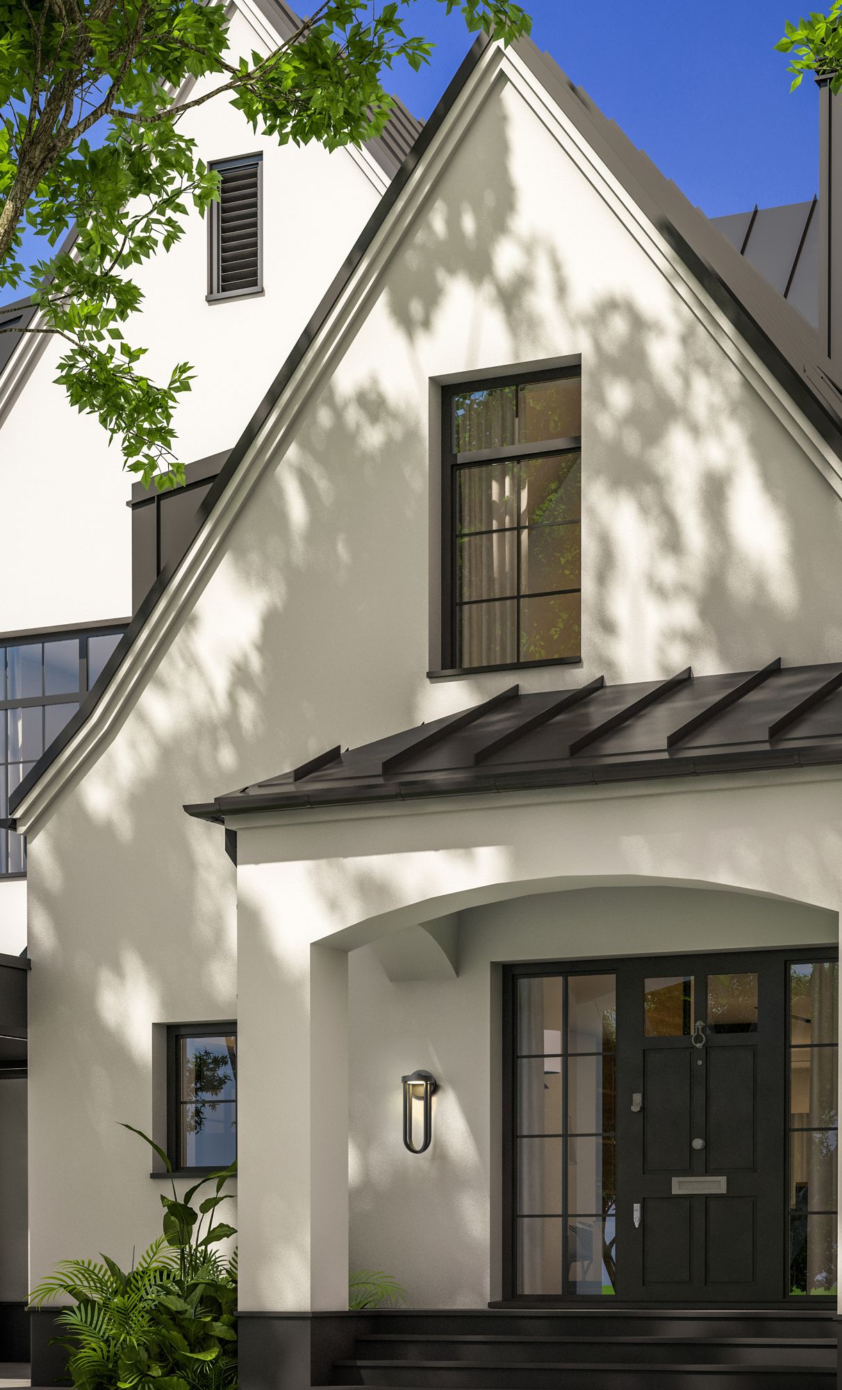 Image 3 Z-Lite Leland 24" High Sand Black LED Outdoor Wall Light more views