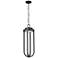 Z-Lite Leland 26" High Sand Black LED Outdoor Hanging Light