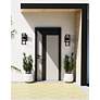 4_Z-Lite Luca 12" High Black LED Outdoor Wall Light more views