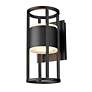 6_Z-Lite Luca 12" High Black LED Outdoor Wall Light more views