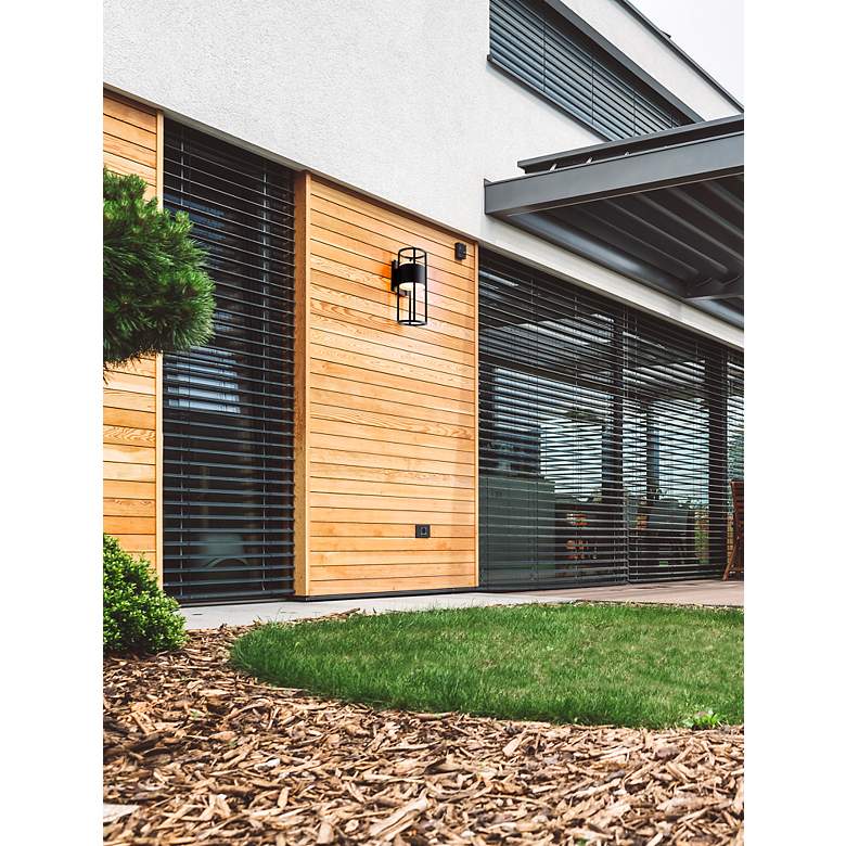 Image 4 Z-Lite Luca 18" High Black LED Outdoor Wall Light more views