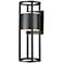 Z-Lite Luca 24" High Black LED Outdoor Wall Light