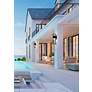 3_Z-Lite Luca 24" High Black LED Outdoor Wall Light more views