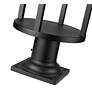 6_Z-Lite Luca 29 3/4" High Black LED Outdoor Pier Mount Light more views