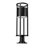 7_Z-Lite Luca 29 3/4" High Black LED Outdoor Pier Mount Light more views