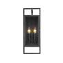 5_Z-Lite Lucian 2 Light Outdoor Wall Sconce in Black more views