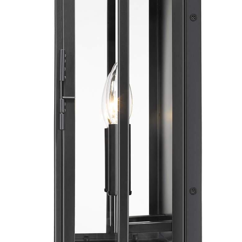 Image 7 Z-Lite Lucian 2 Light Outdoor Wall Sconce in Black more views