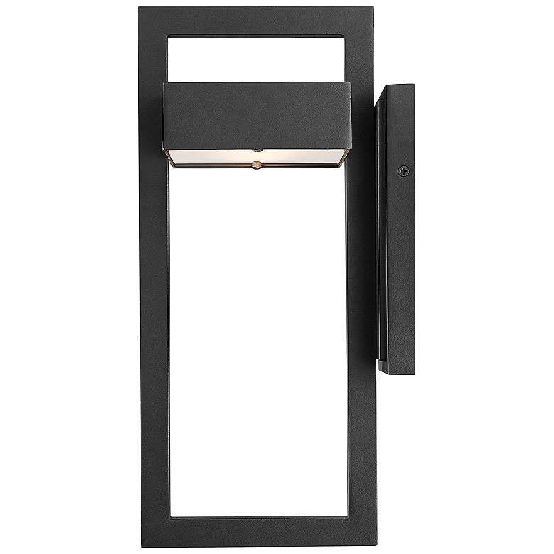 Image 6 Z-Lite Luttrel 15 inch High Black LED Outdoor Wall Light more views