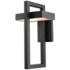 Z-Lite Luttrel 18" High Black LED Outdoor Wall Light