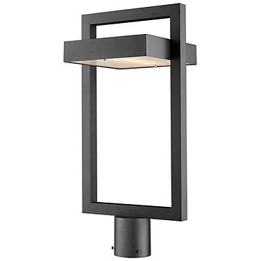 Z-Lite Luttrel 21 3/4" High Black LED Outdoor Post Light
