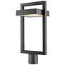 1_Z-Lite Luttrel 21 3/4" High Black LED Outdoor Post Light