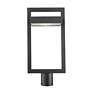 2_Z-Lite Luttrel 21 3/4" High Black LED Outdoor Post Light more views
