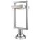 Z-Lite Luttrel 23 3/4" High Silver LED Outdoor Pier Light