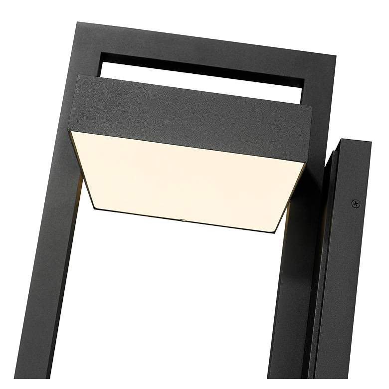 Image 3 Z-Lite Luttrel 25" High Black LED Outdoor Wall Light more views