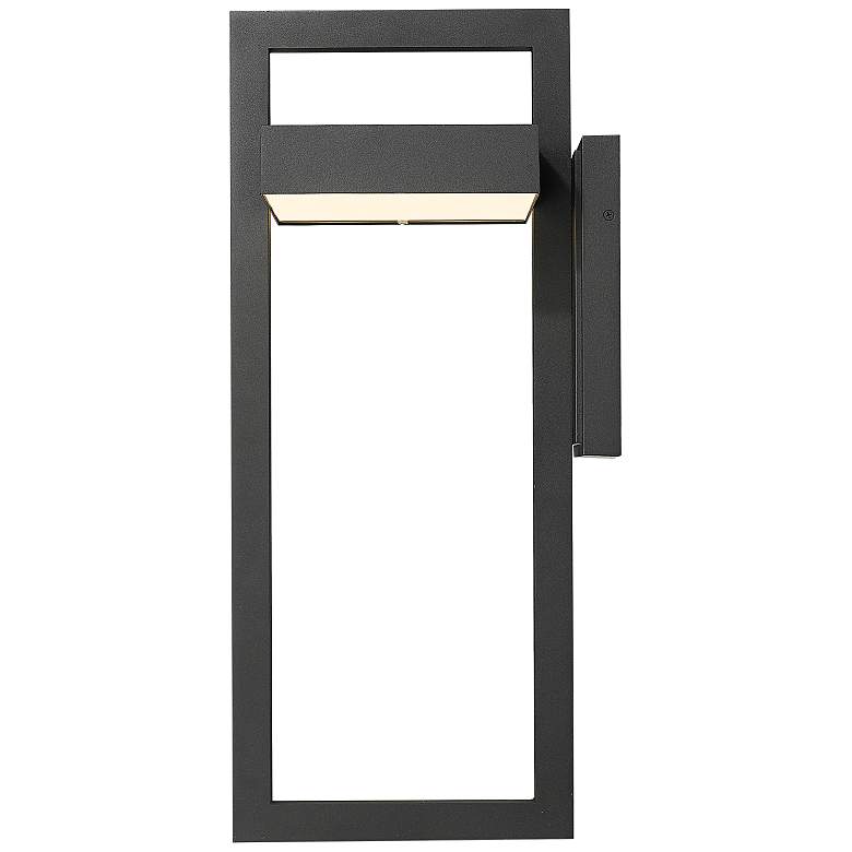 Image 6 Z-Lite Luttrel 25" High Black LED Outdoor Wall Light more views