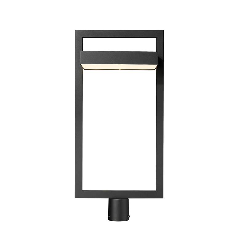 Image 2 Z-Lite Luttrel 30 1/2" High Black LED Outdoor Post Light more views