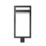 2_Z-Lite Luttrel 30 1/2" High Black LED Outdoor Post Light more views