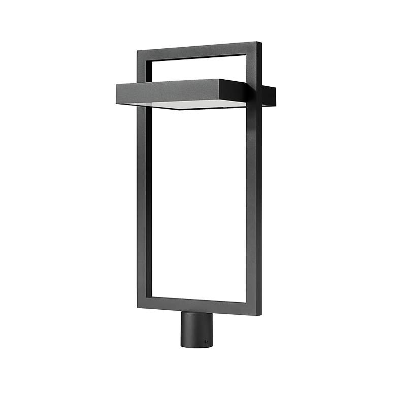 Image 5 Z-Lite Luttrel 30 1/2" High Black LED Outdoor Post Light more views