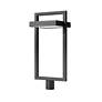 5_Z-Lite Luttrel 30 1/2" High Black LED Outdoor Post Light more views