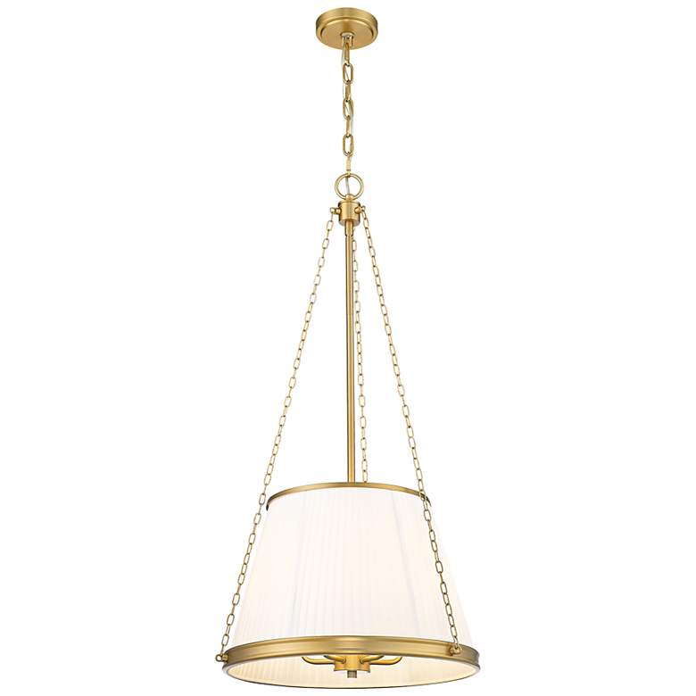 Image 4 Z-Lite Madeline 18" Wide Modern Gold 5-Light Pendant more views