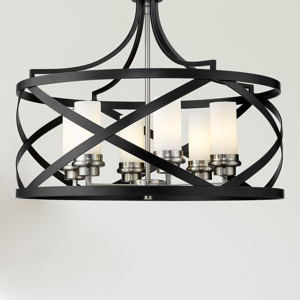 Z-Lite Malcalester Black Collection