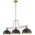Z-Lite Melange 52" Heritage Brass Island or Billiard Chandelier
