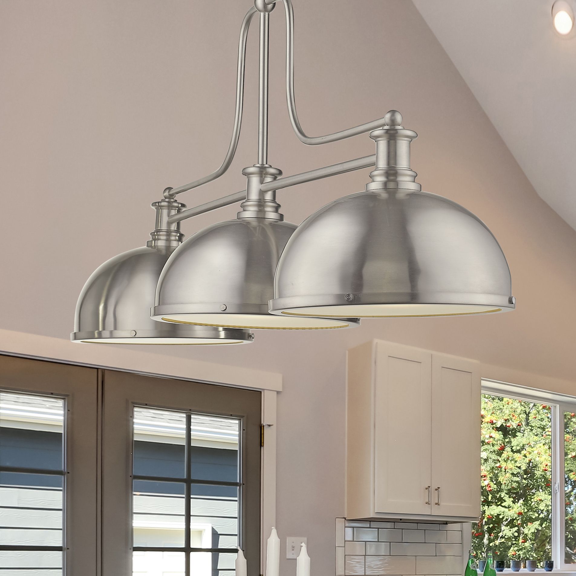 Z-Lite Melange Brushed Nickel Collection