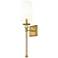 Z-Lite Mia 24 1/2" High Rubbed Brass Wall Sconce