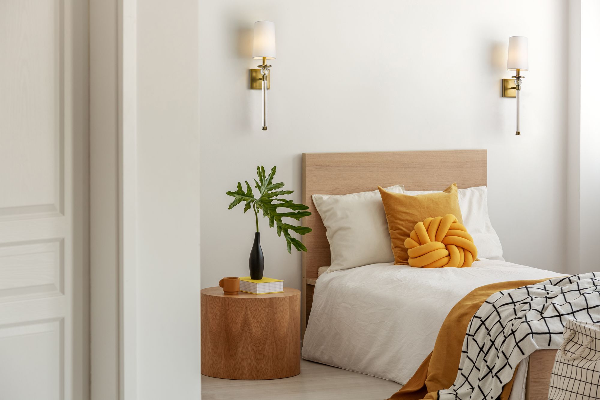 Image 3 Z-Lite Mia 24 1/2" High Rubbed Brass Wall Sconce more views