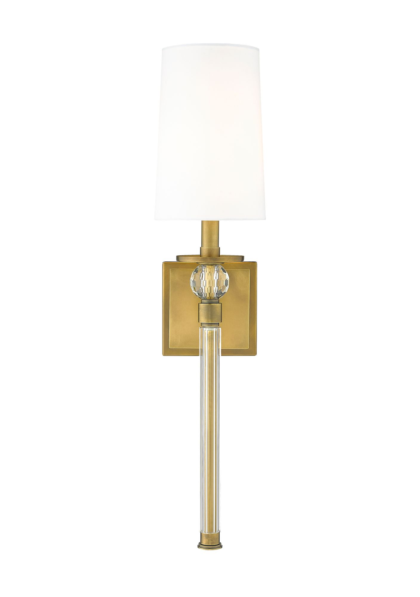 Image 5 Z-Lite Mia 24 1/2" High Rubbed Brass Wall Sconce more views