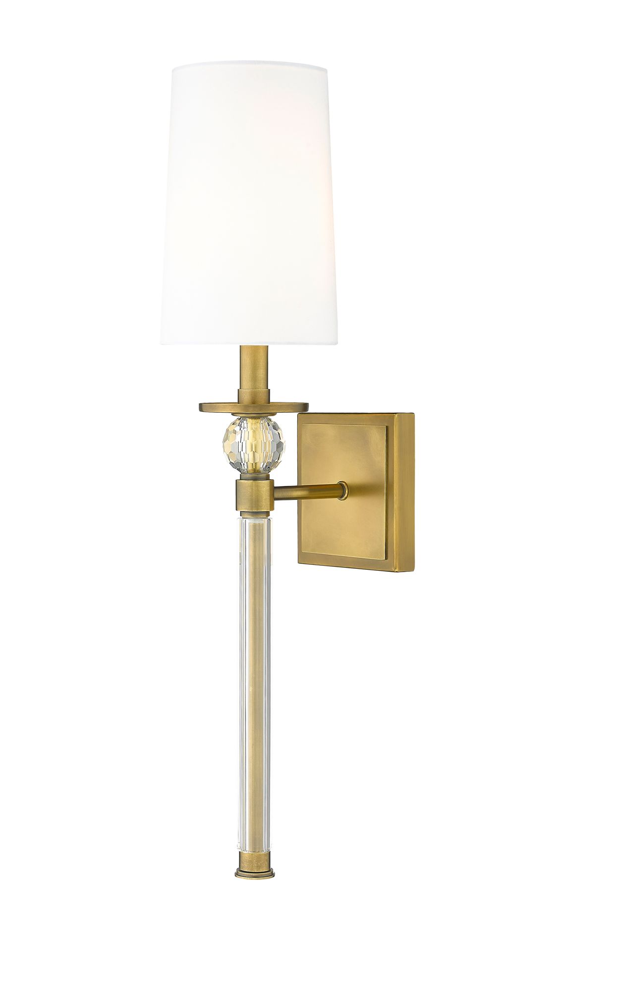 Image 6 Z-Lite Mia 24 1/2" High Rubbed Brass Wall Sconce more views
