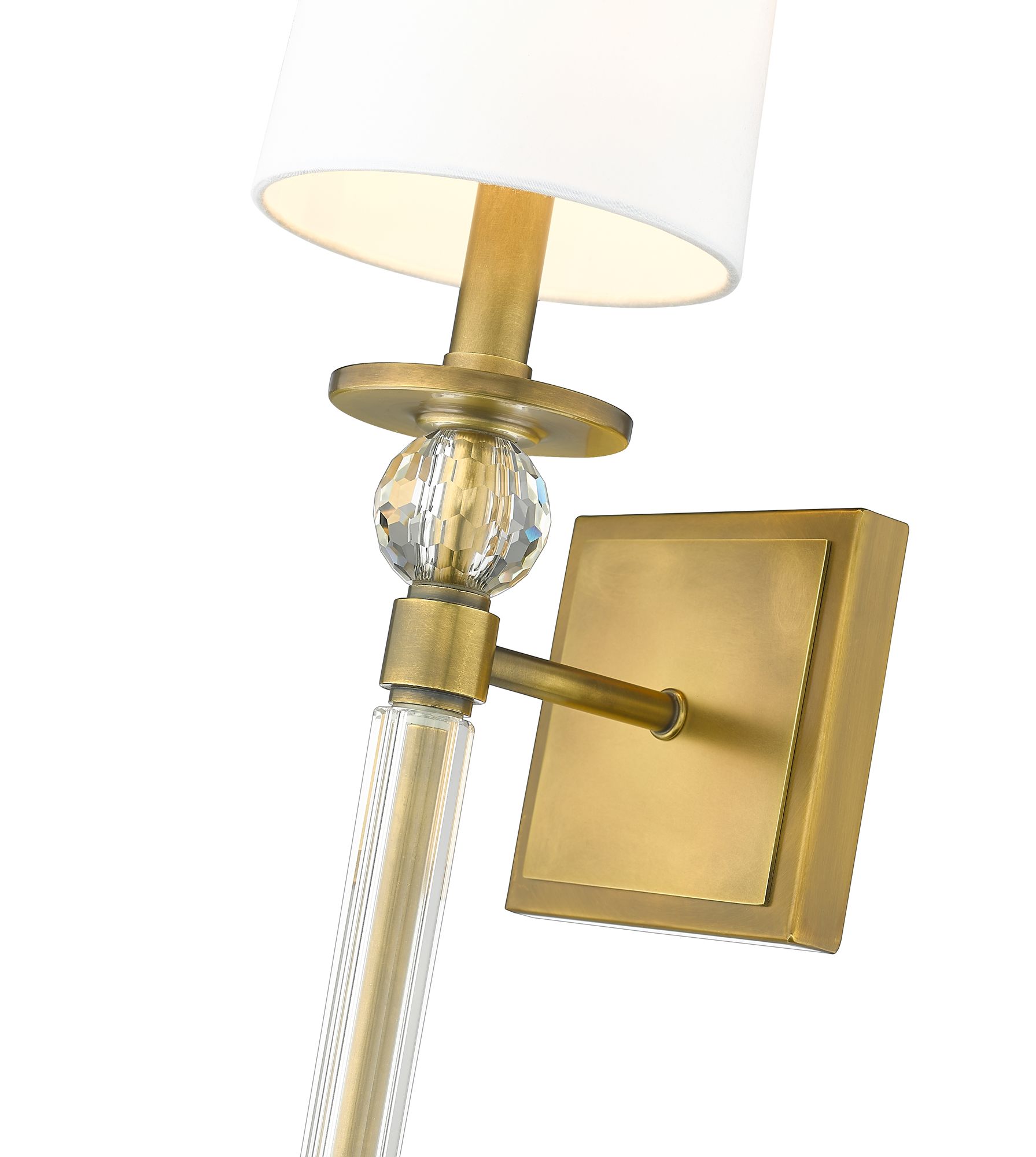 Image 7 Z-Lite Mia 24 1/2" High Rubbed Brass Wall Sconce more views