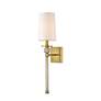 3_Z-Lite Mia 25" High Rubbed Brass Wall Sconce more views