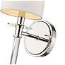 4_Z-Lite Mila 19 1/2" High Polished Nickel 1-Light Wall Sconce more views
