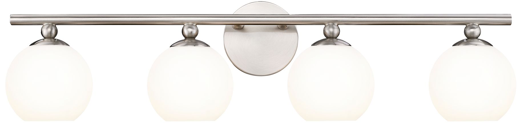 Image 2 Z-Lite Neoma 30" Wide Brushed Nickel 4-Light Bath Light