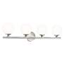 5_Z-Lite Neoma 30" Wide Brushed Nickel 4-Light Bath Light more views