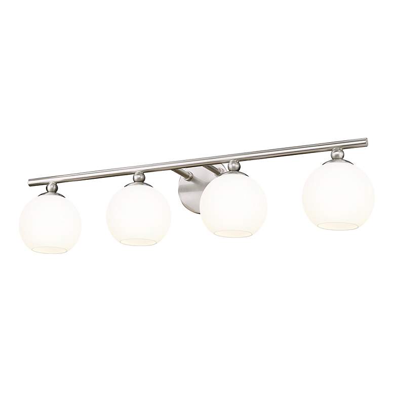 Image 6 Z-Lite Neoma 30" Wide Brushed Nickel 4-Light Bath Light more views