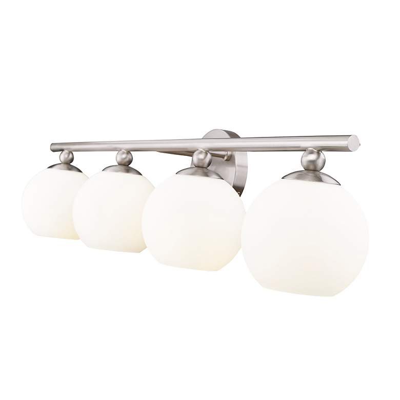 Image 7 Z-Lite Neoma 30" Wide Brushed Nickel 4-Light Bath Light more views