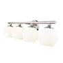 7_Z-Lite Neoma 30" Wide Brushed Nickel 4-Light Bath Light more views