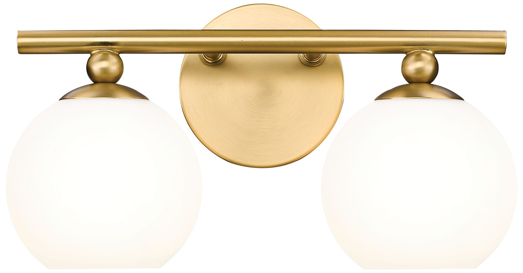 Z-Lite Neoma 7 1/4" High Modern Gold 2-Light Wall Sconce