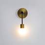 1_Z-Lite Neutra 1 Light Wall Sconce in Matte Black + Foundry Brass