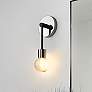 1_Z-Lite Neutra 1 Light Wall Sconce in Matte Black + Polished Nickel