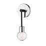 6_Z-Lite Neutra 1 Light Wall Sconce in Matte Black + Polished Nickel more views