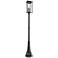 Z-Lite Nova 109 1/2" High Black Outdoor Post Light with Base